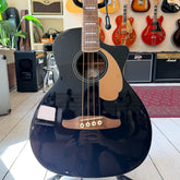 Fender Kingman Electro Acoustic Bass Guitar with Gig Bag - Black - Preowned