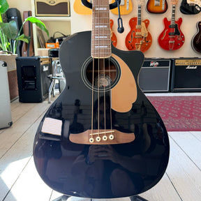Fender Kingman Electro Acoustic Bass Guitar with Gig Bag - Black - Preowned