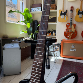 Gould Explorer Copy Electric Guitar - Black - Preowned