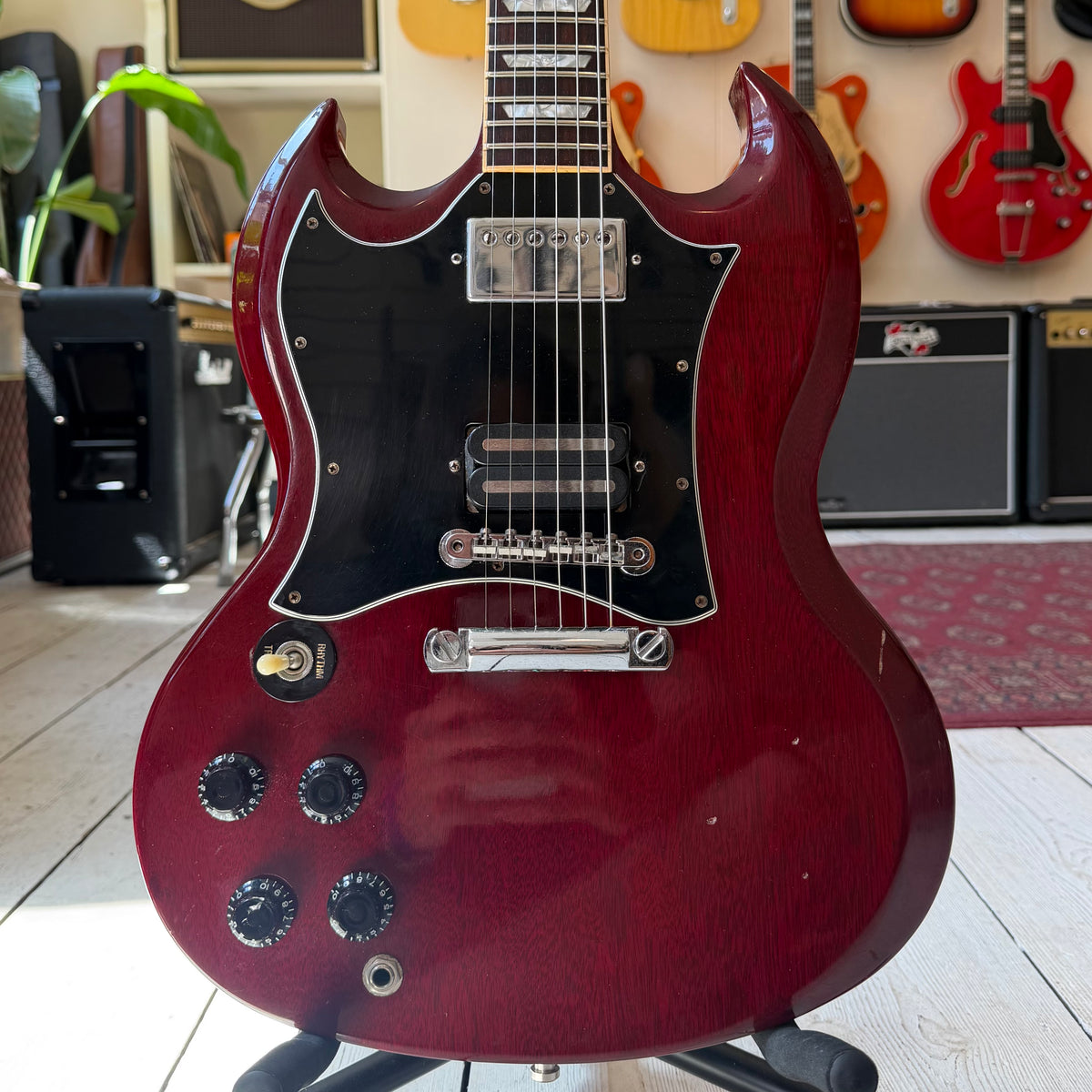 1997 Gibson SG Standard Left Handed - Cherry - Preowned with Hard Case