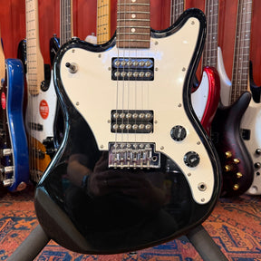 Badger Offset Electric Guitar - Black - Preowned