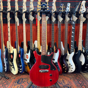 Vintage Les Paul Junior Electric Guitar - Cherry Red - Preowned