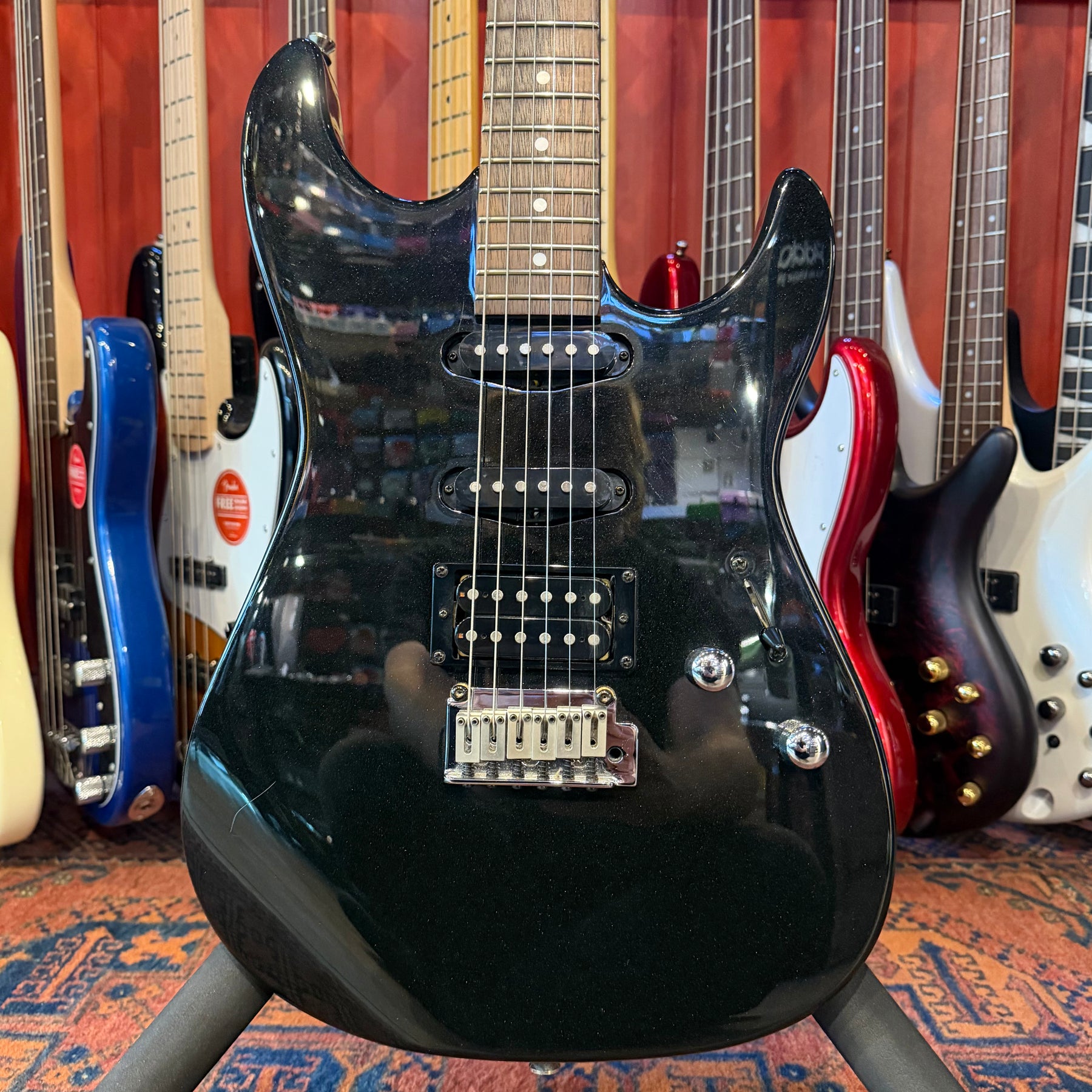 Squier Showmaster Electric Guitar - Black - Preowned
