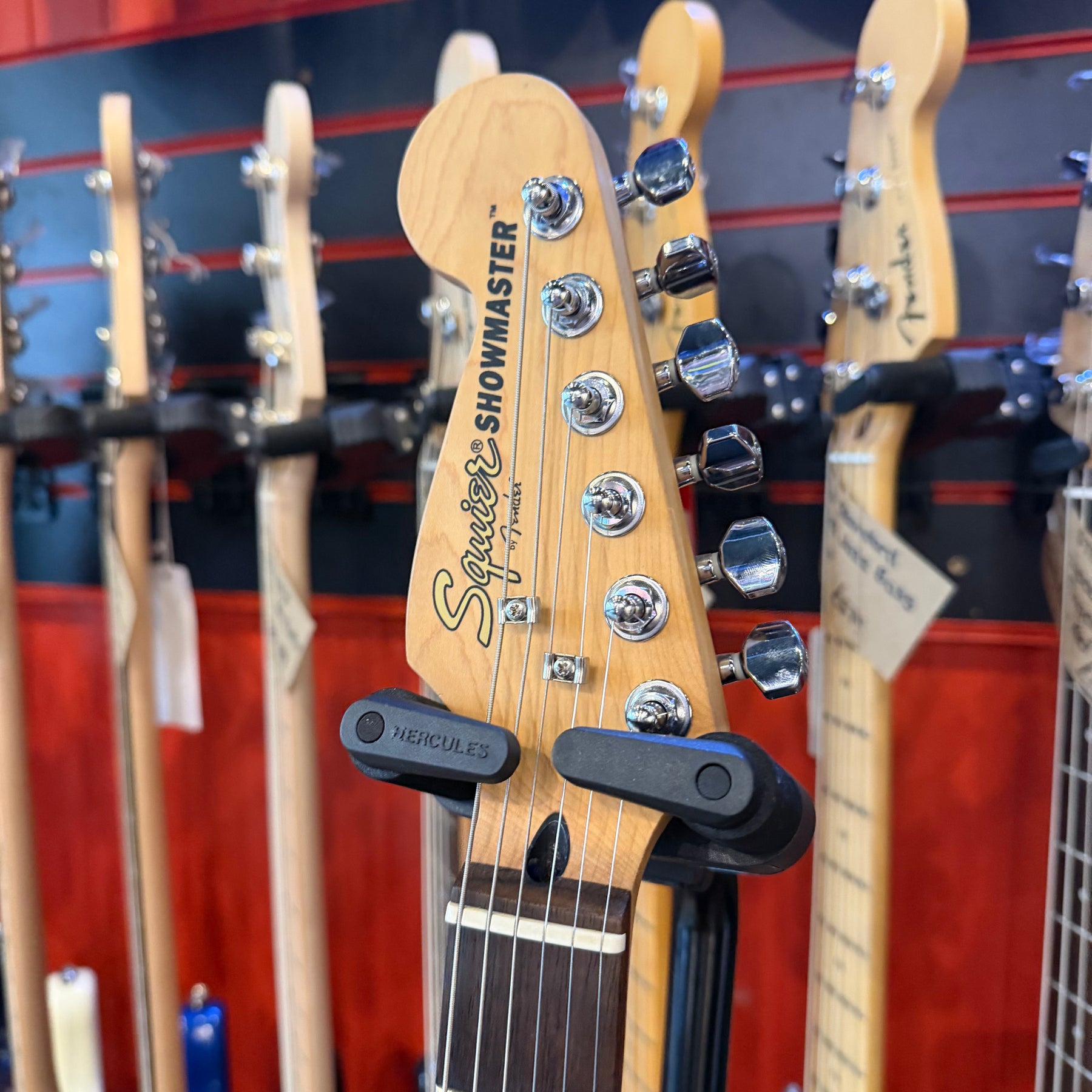 Squier Showmaster Electric Guitar - Black - Preowned