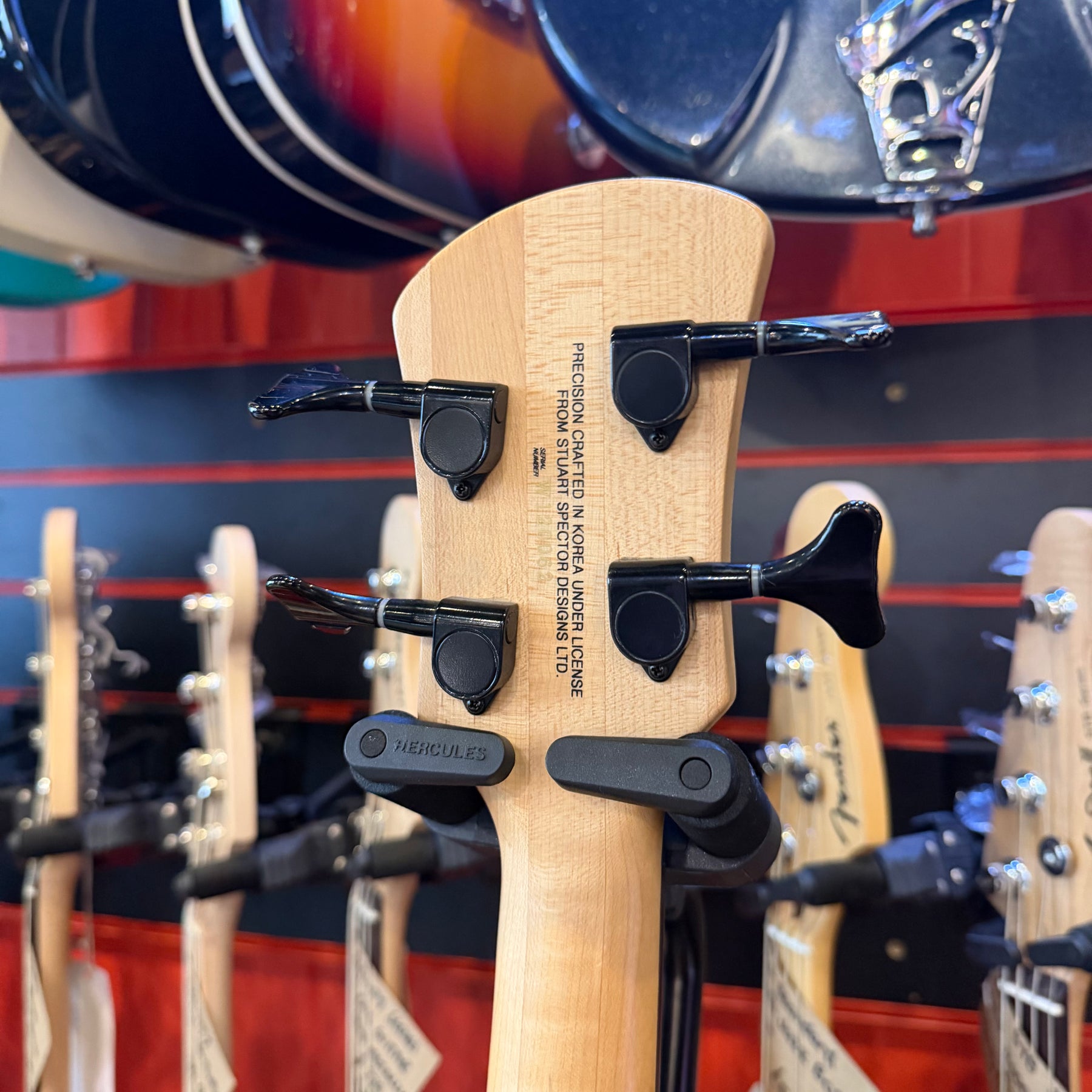 Spector 4 String Bass Electric Guitar - Natural - Preowned