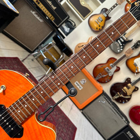 Yamaha AEX 502 Semi Hollow Electric Guitar - Orange - Preowned