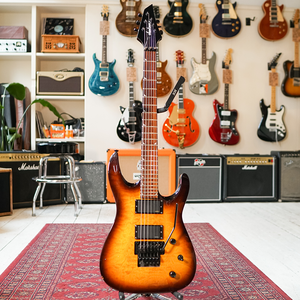 Jackson X Series Soloist SLATXMGXQ3 Neck Thru - EMG 81/85 & Floyd Rose - Tobacco Sunbust - Preowned