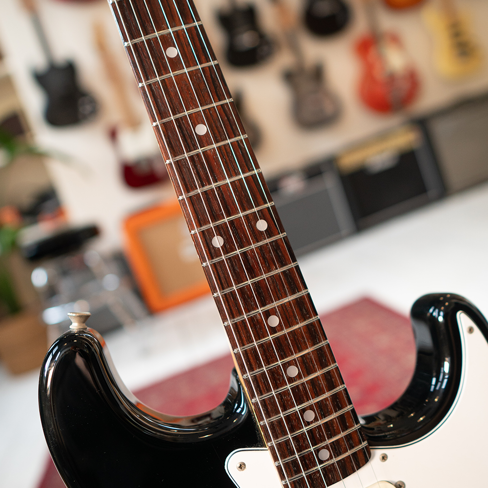 1992/3 Squier MIJ Stratocaster Electric Guitar - Black - Preowned