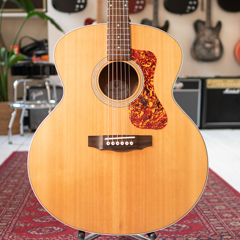 Guild F-240E Super Jumbo Electro Acoustic Guitar - Natural - Preowned