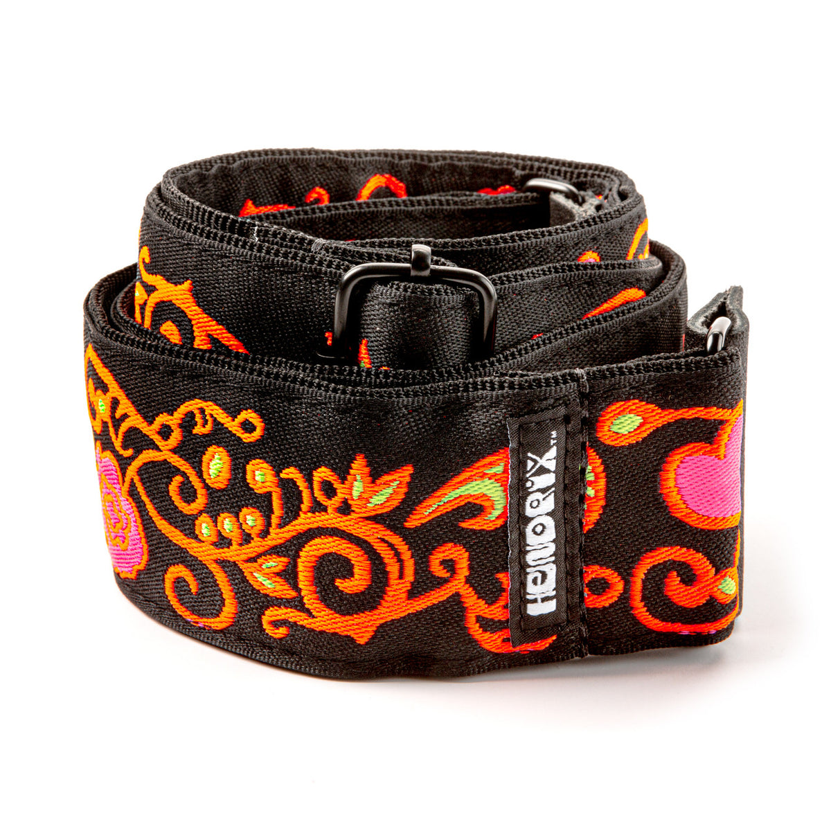 Jim Dunlop JH23 Jimi Hendrix Guitar Strap - Backlight Monterey Orange