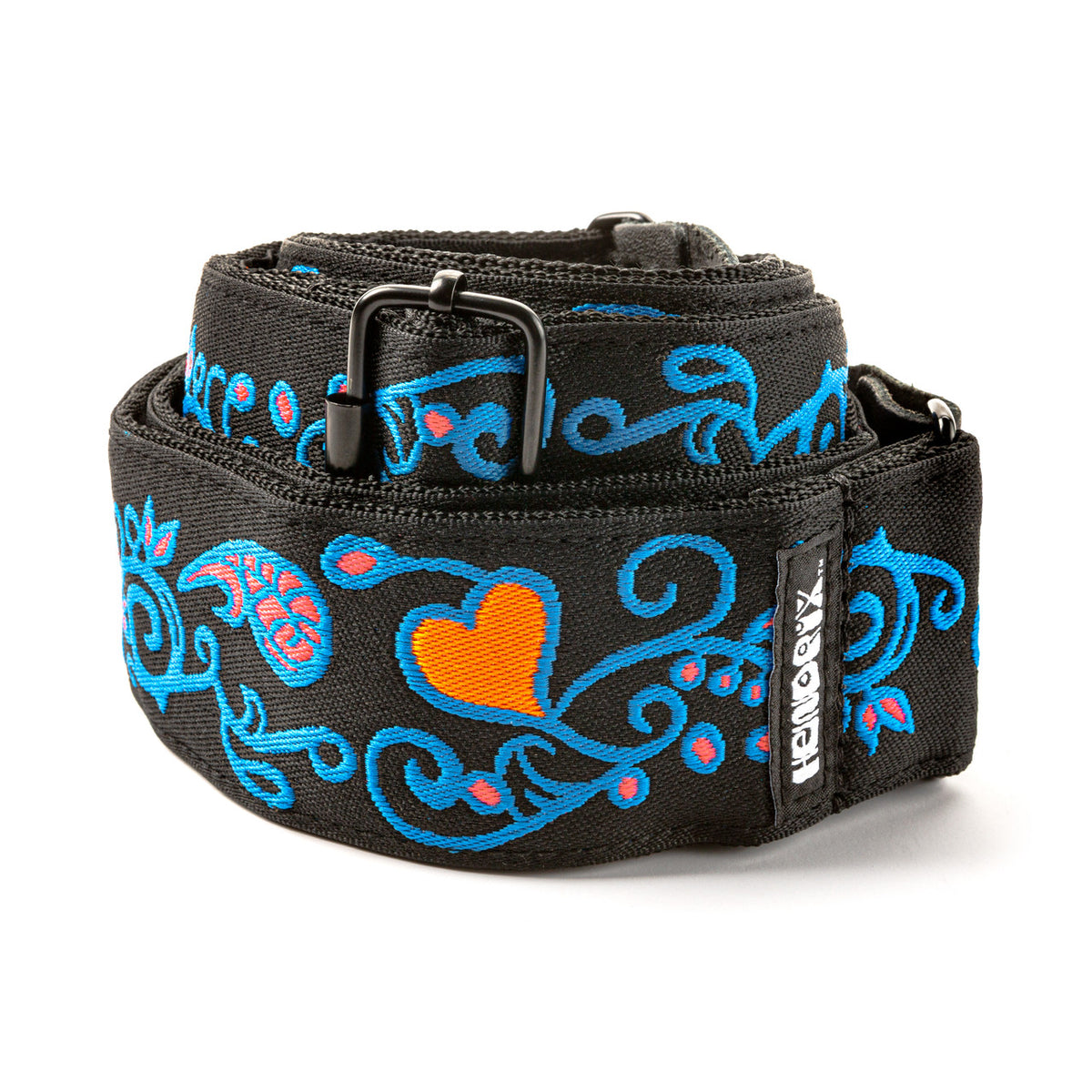 Jim Dunlop JH24 Jimi Hendrix Guitar Strap - Backlight Monterey Blue