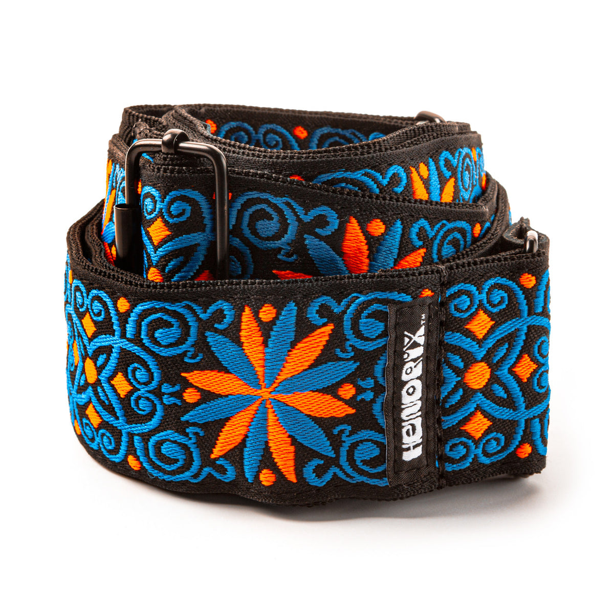 Jim Dunlop JH25 Jimi Hendrix Guitar Strap - Backlight Fillmore Blue