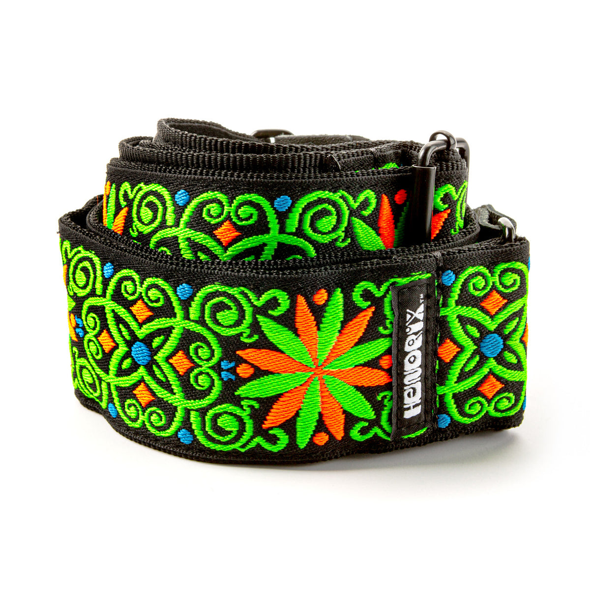 Jim Dunlop JH26 Jimi Hendrix Guitar Strap - Backlight Fillmore Green