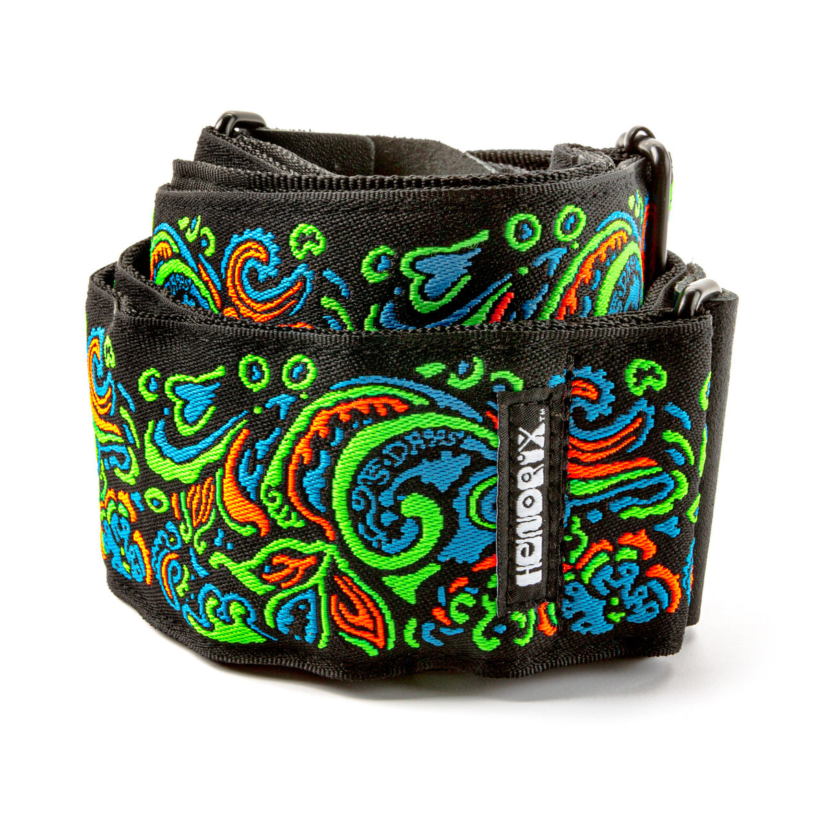 Jim Dunlop JH27 Jimi Hendrix Guitar Strap - Backlight Love Drops Blue