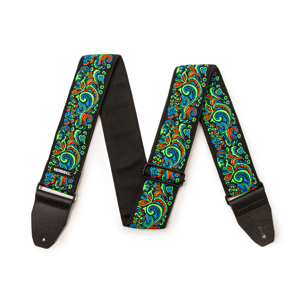 Jim Dunlop JH27 Jimi Hendrix Guitar Strap - Backlight Love Drops Blue