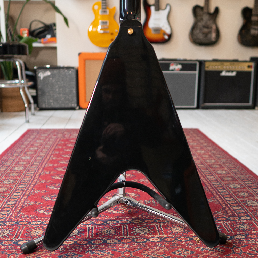 1991 Gibson 'Hall Of Fame' Jimi Hendrix Flying V 216/400 - Ebony - OHSC - Preowned