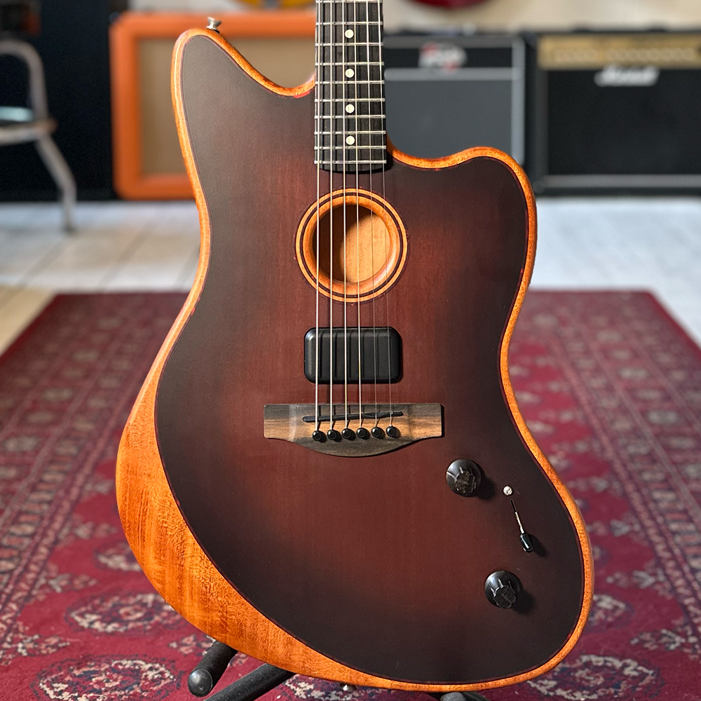 Fender USA Acoustasonic Jazzmaster - Cognac Burst - Preowned