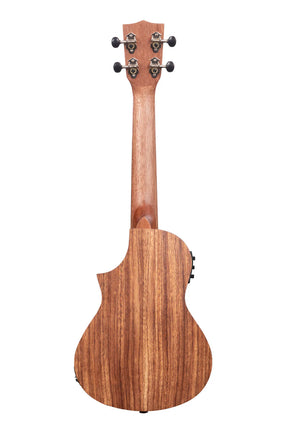 Kala Teak Tri-Top Electro Acoustic Concert Ukulele with Cutaway