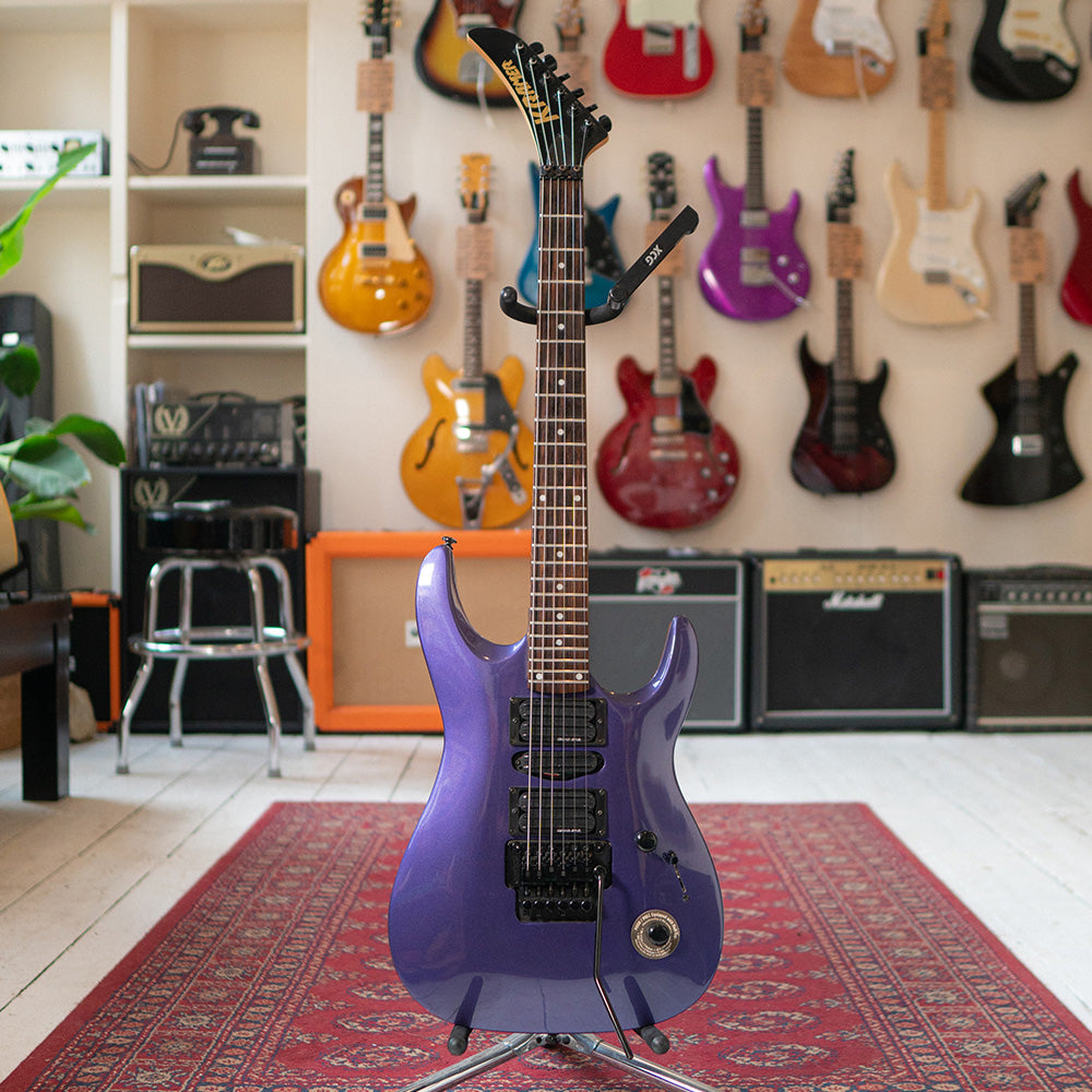Kramer Striker Custom FR 424CM Reverse Headstock Quad Rail Pickups -Purple Metallic