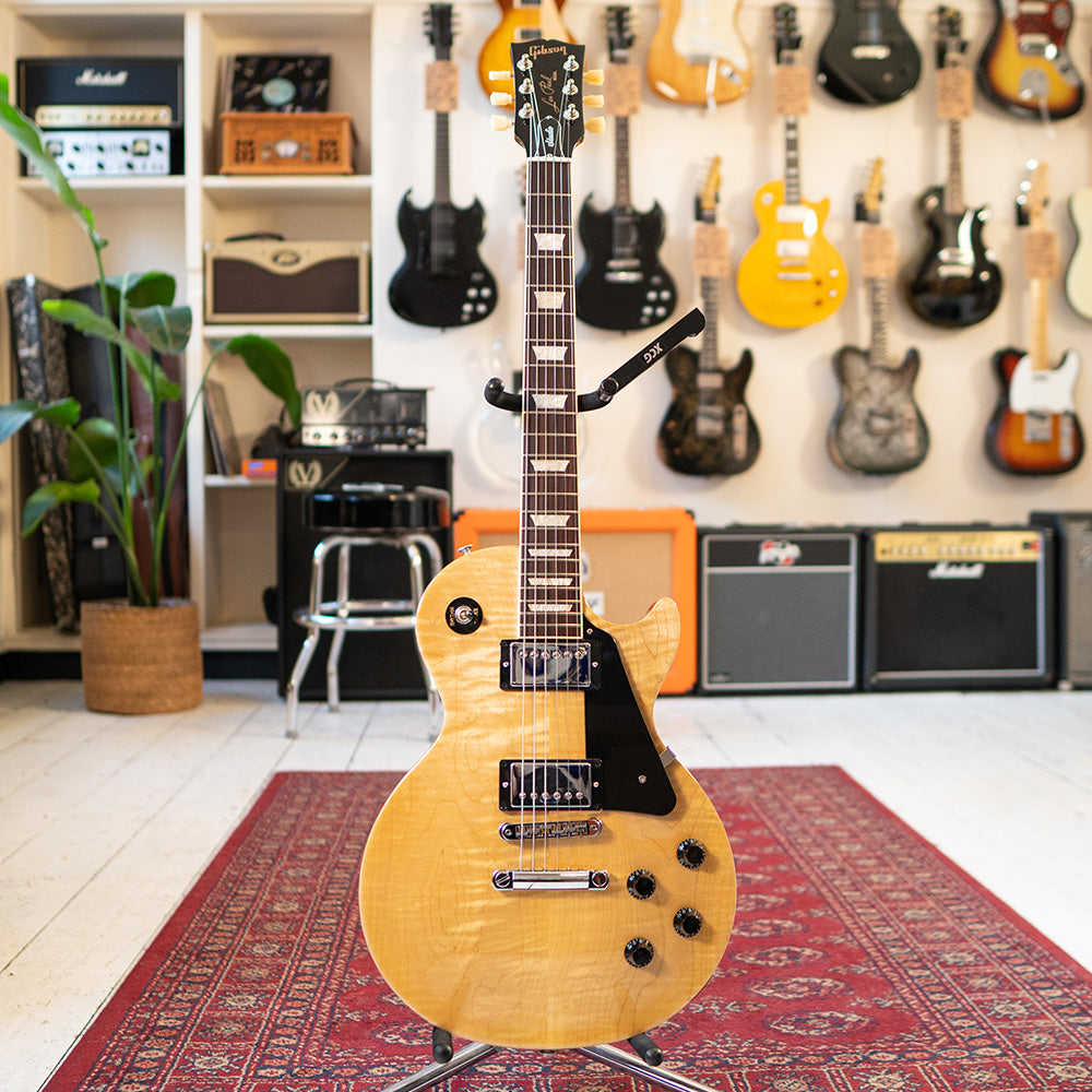 2025 Gibson Les Paul Studio Figured - Antique Natural - OSSC - Preowned