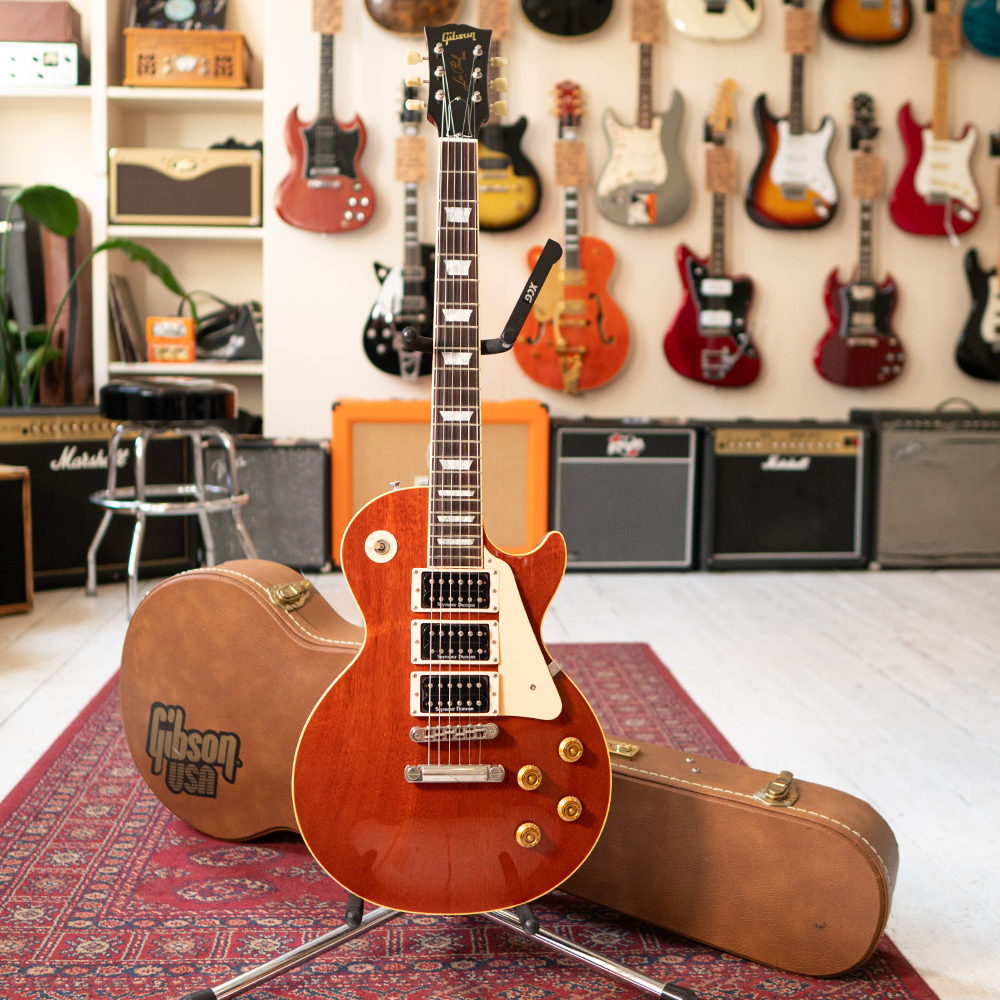2002 Gibson Les Paul Standard LTD Edition 'Hog Top' 3 Pickup - Heritage Cherry - OHSC - Preowned
