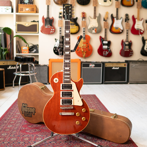 2002 Gibson Les Paul Standard LTD Edition 'Hog Top' 3 Pickup - Heritage Cherry - OHSC - Preowned