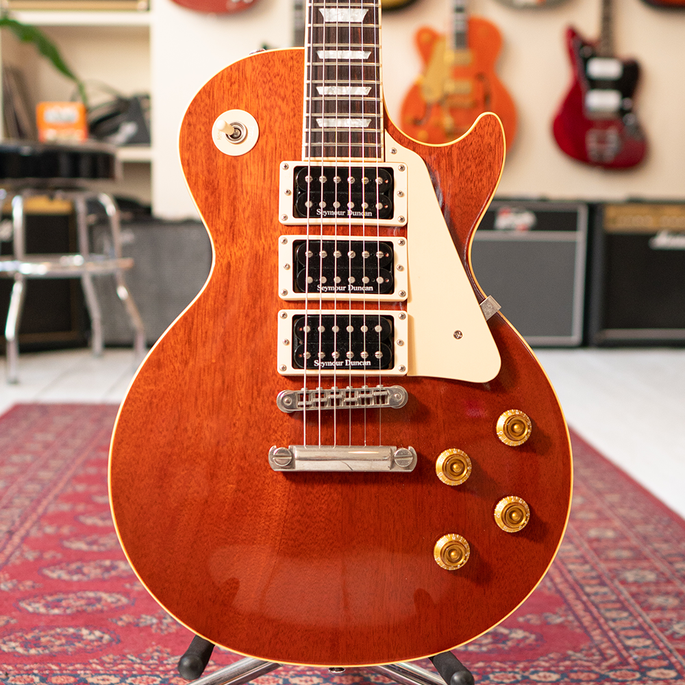 2002 Gibson Les Paul Standard LTD Edition 'Hog Top' 3 Pickup - Heritage Cherry - OHSC - Preowned