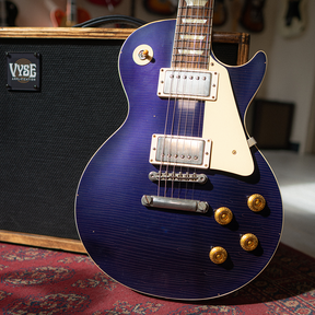 2019 Gibson Custom Shop Made 2 Measure 1957 Les Paul Standard 'Aged' - Candy Apple Blue - Preowned with OHSC
