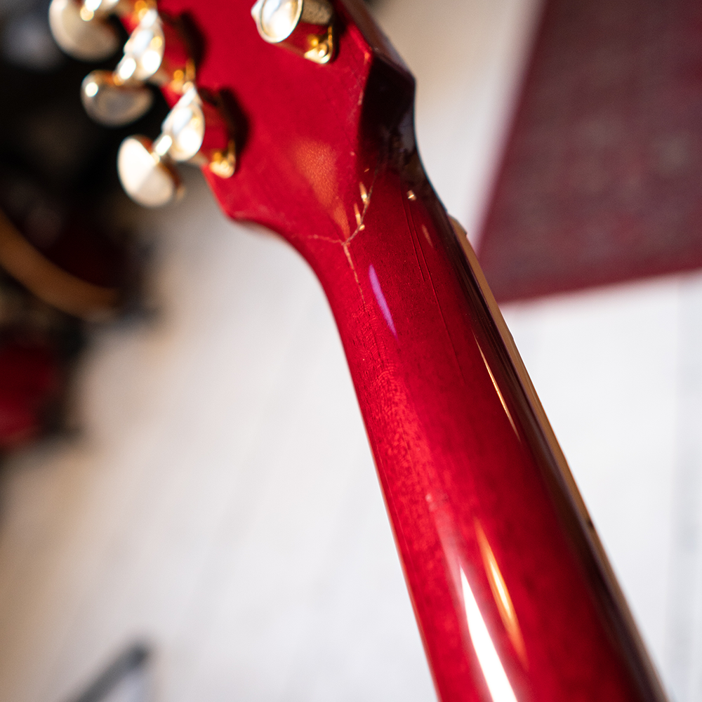 2005 Gibson USA Les Paul Standard DC Plus - Trans Red - Hard Case - Preowned