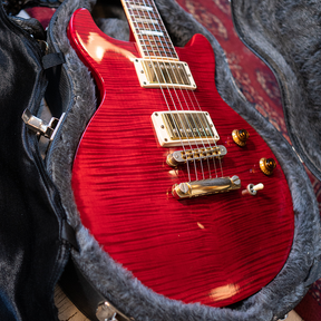 2005 Gibson USA Les Paul Standard DC Plus - Trans Red - Hard Case - Preowned