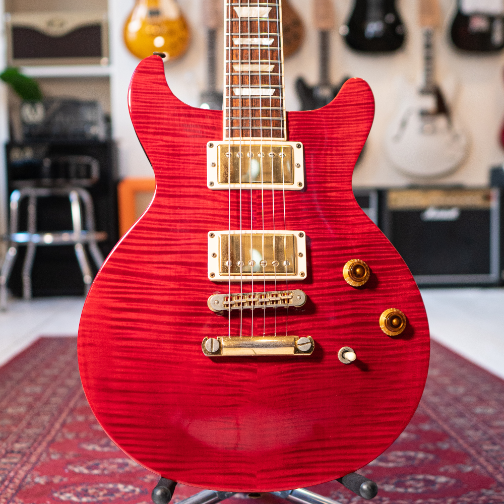 2005 Gibson USA Les Paul Standard DC Plus - Trans Red - Hard Case - Preowned