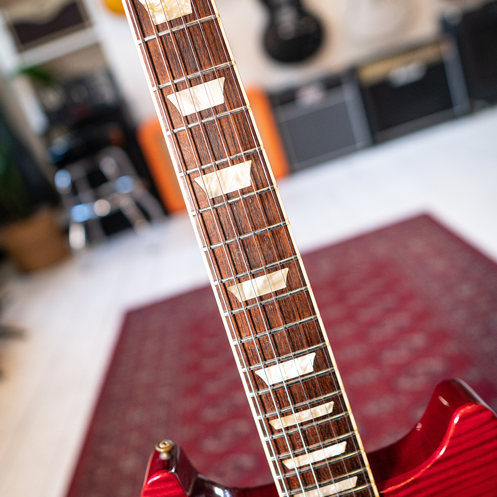 2005 Gibson USA Les Paul Standard DC Plus - Trans Red - Hard Case - Preowned