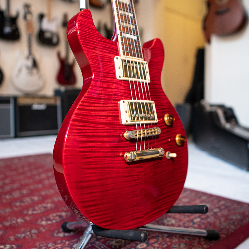 2005 Gibson USA Les Paul Standard DC Plus - Trans Red - Hard Case - Preowned