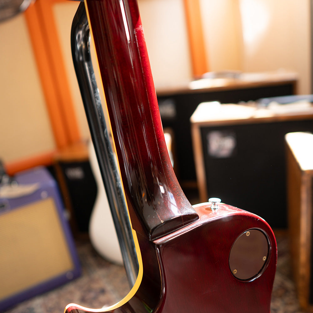 1978 Gibson Les Paul Deluxe - Wine Red with Chainsaw Case - Preowned