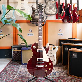 1978 Gibson Les Paul Deluxe - Wine Red with Chainsaw Case - Preowned