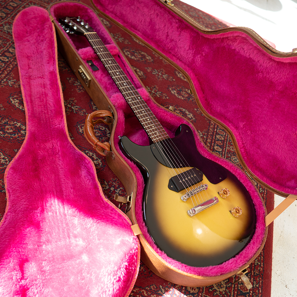 1989 Gibson Les Paul Junior DC with Gibson Hard Case - Sunburst - Preo 1989 Gibson Les Paul Junior DC with Gibson Hard Case - Sunburst - Preo