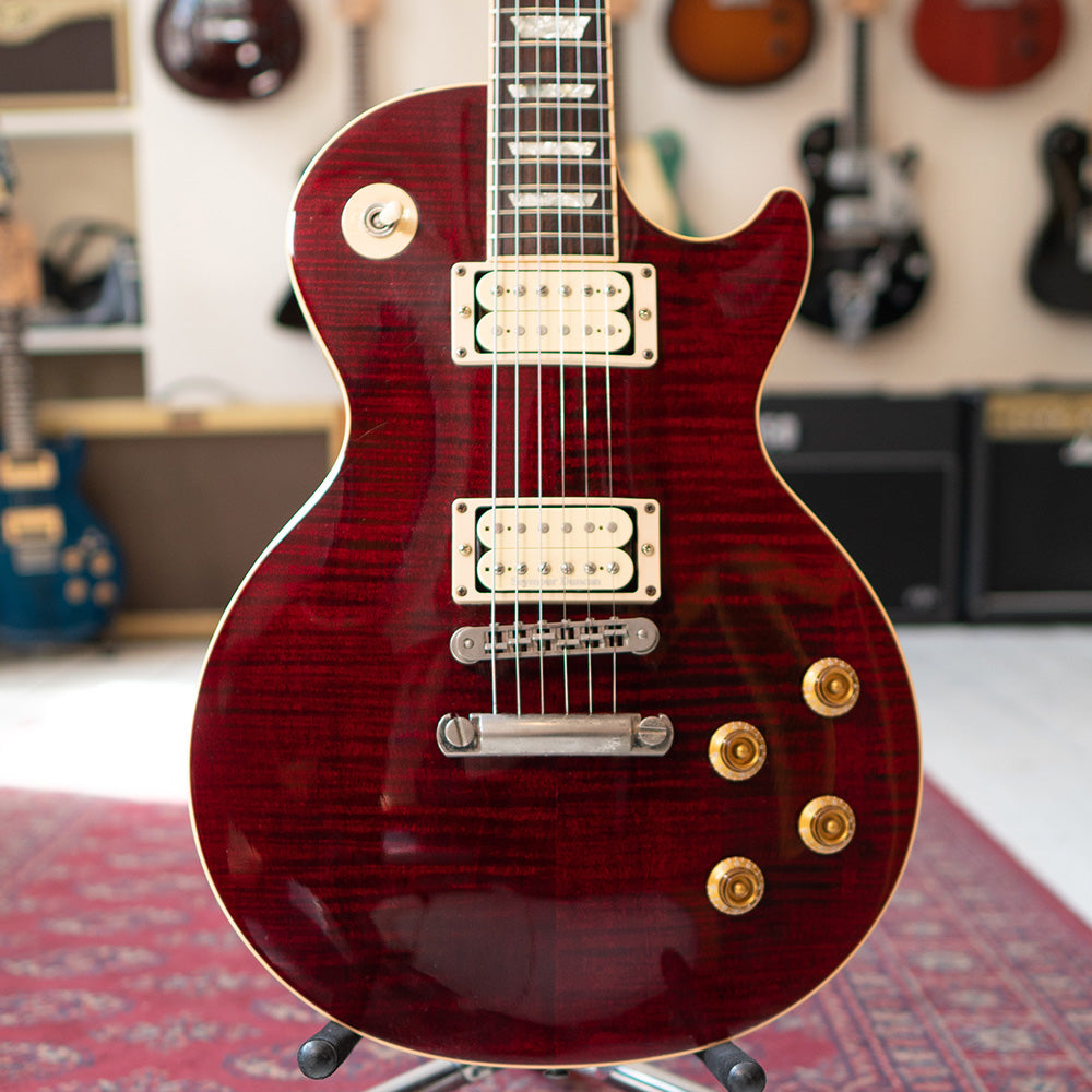 2004 Gibson Les Paul Standard Plus - Wine Red - Preowned