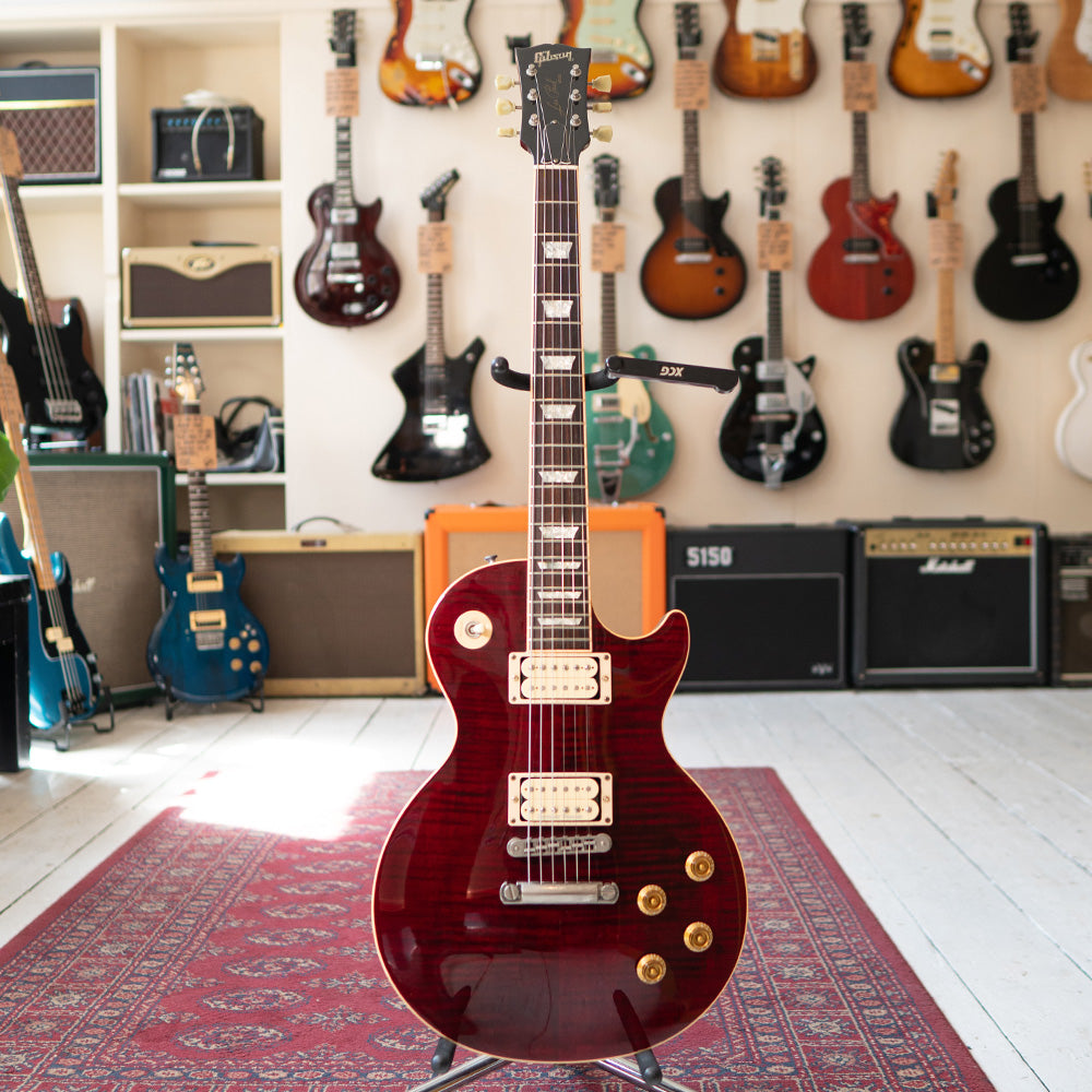 2004 Gibson Les Paul Standard Plus - Wine Red - Preowned
