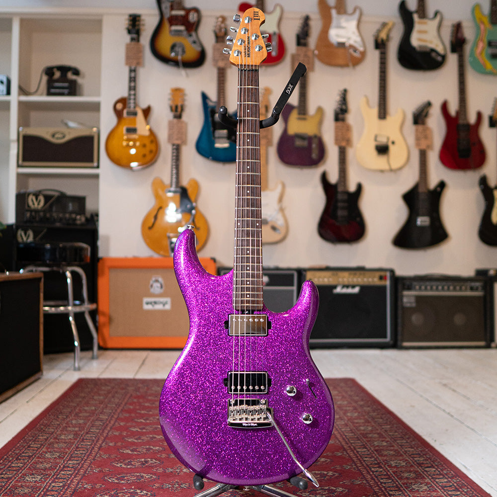 Ernie Ball Musicman Luke III - Fuchsia Sparkle - Preowned