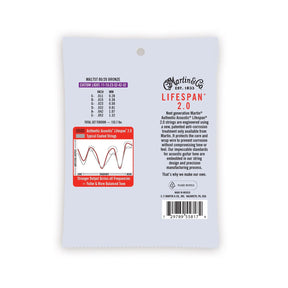 Martin And Co. Authentic Acoustic Lifespan® 2.0 Guitar Strings 80/20 Bronze