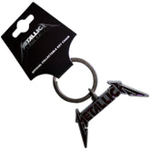 Metallica Keychain: Deep Red Logo