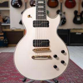 Epiphone Les Paul Custom Matt Heafy Signature 7-String Electric Guitar - Bone White - Preowned