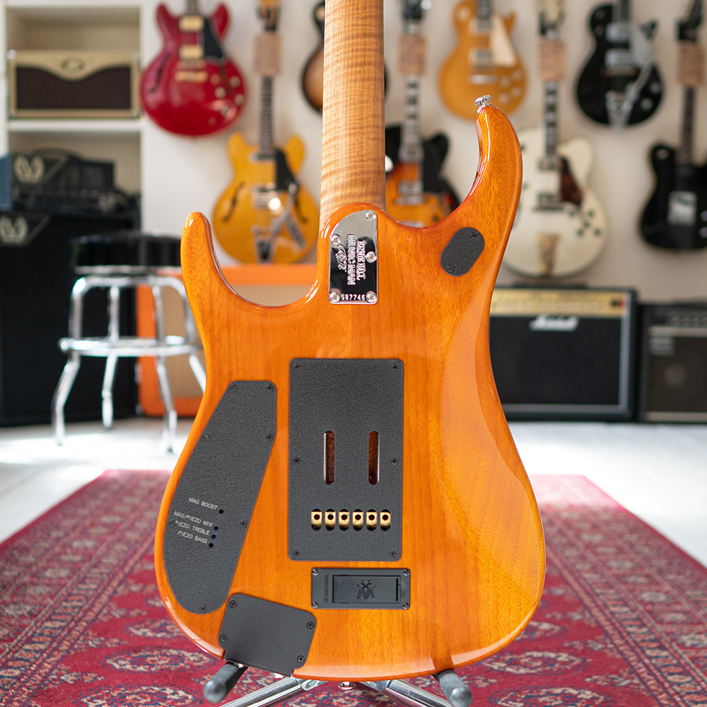 2018 Ernie Ball Music Man Willcutt 50th Anni. JP15 John Petrucci Signature 1 of 50 - Roasted Amber - Preowned