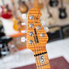 2018 Ernie Ball Music Man Willcutt 50th Anni. JP15 John Petrucci Signature 1 of 50 - Roasted Amber - Preowned