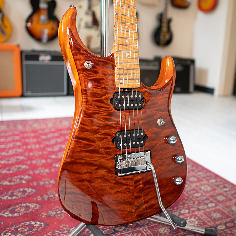 2018 Ernie Ball Music Man Willcutt 50th Anni. JP15 John Petrucci Signature 1 of 50 - Roasted Amber - Preowned