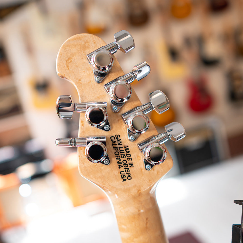 2012 Ernie Ball Music Man Albert Lee SSS - Pearl White - OHSC - Preowned