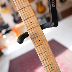 2012 Ernie Ball Music Man Albert Lee SSS - Pearl White - OHSC - Preowned