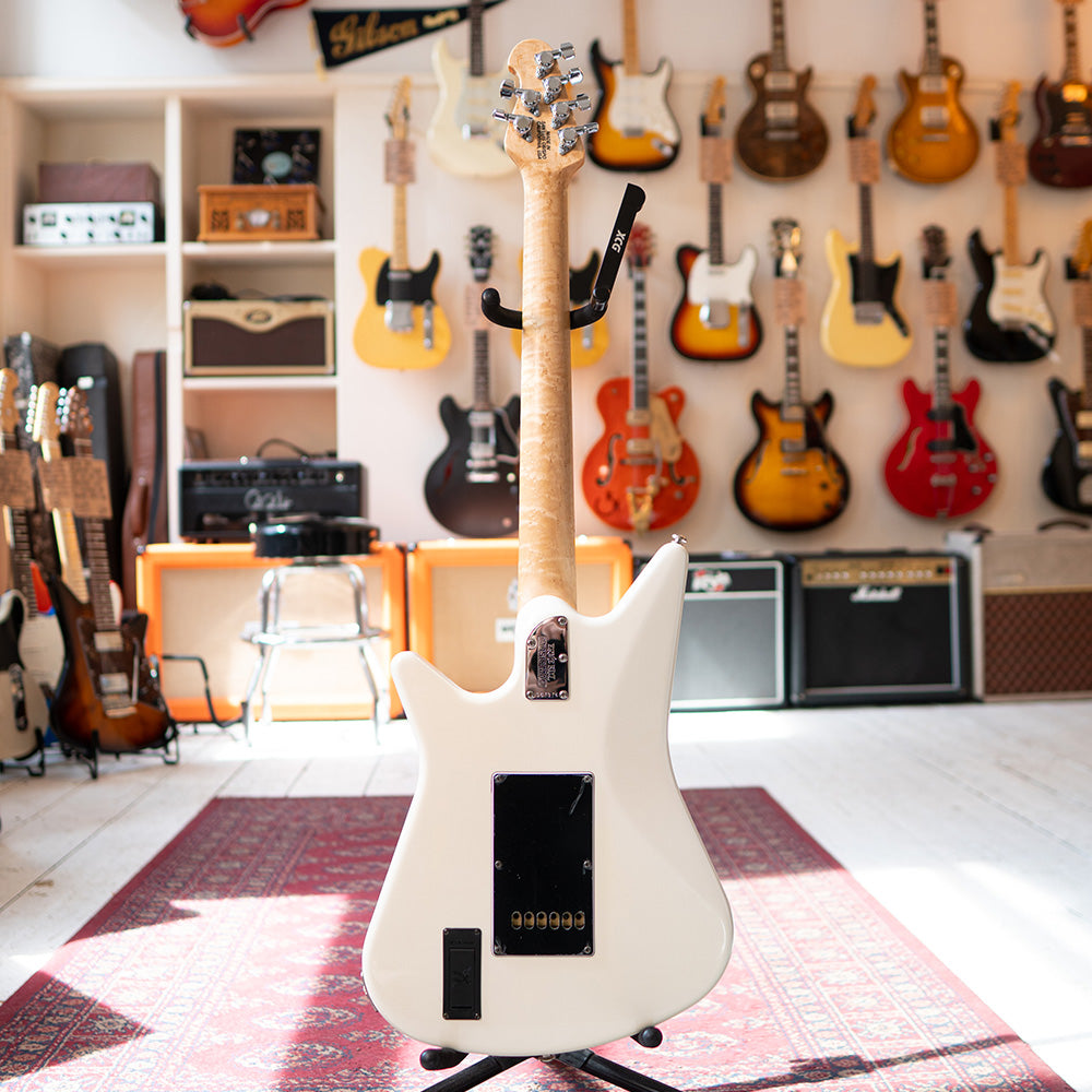 2012 Ernie Ball Music Man Albert Lee SSS - Pearl White - OHSC - Preowned