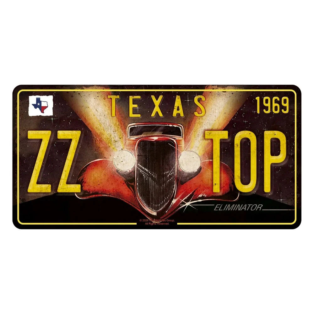 ZZ Top Number Plate: Eliminator