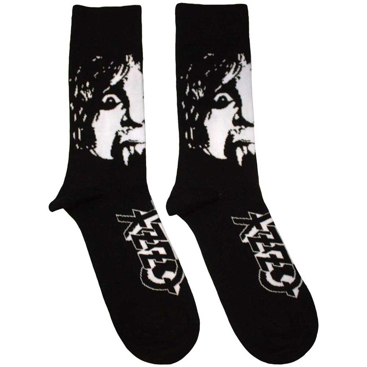 Ozzy Osbourne Unisex Ankle Socks: Madman (Black) (UK Size 7 - 11)